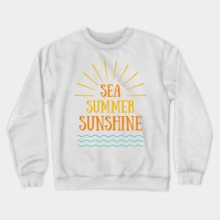 SEA SUMMER SUNSHINE Crewneck Sweatshirt